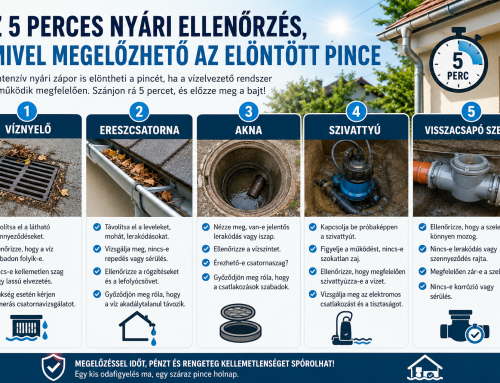 Az 5 perces nyári ellenőrzés, amivel megelőzhető az elöntött pince