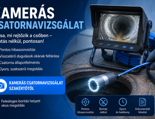 Mit lát a csatornakamera? 7 hiba, amit bontás nélkül meg lehet találni