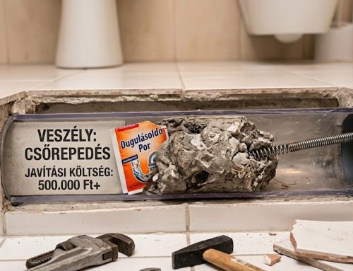A filléres bolti lefolyótisztító, ami betonkeménységű duplatömbbé köt a csőben – Így csinálsz magadnak félmilliós kárt